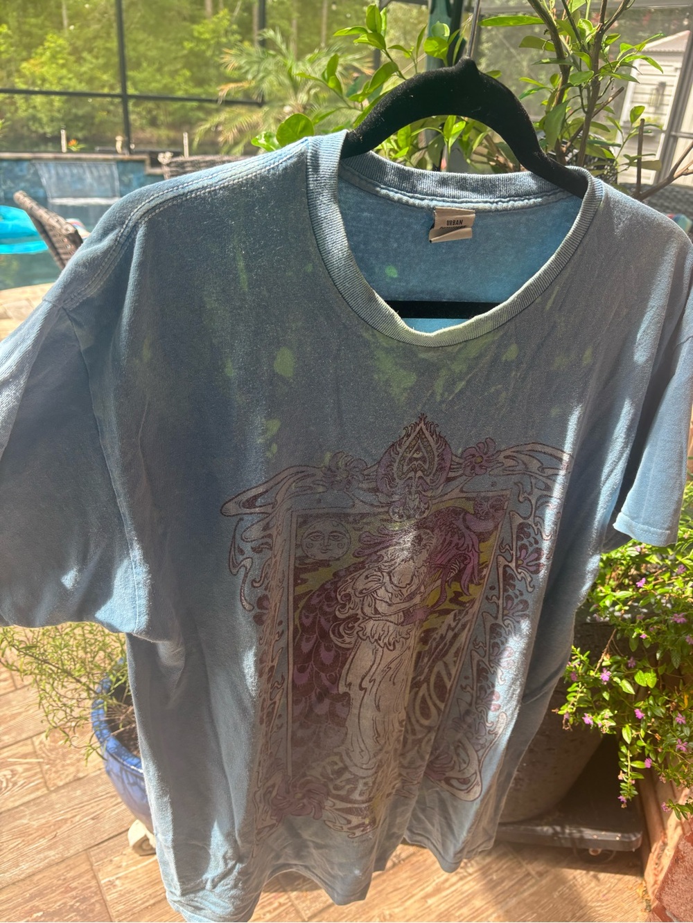 Blue Graphic Tee Fleetwood Mac medium